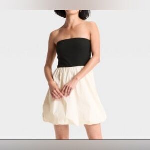 NWT A new day mini a-line strapless dress size XL